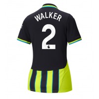 Manchester City Kyle Walker #2 Replica Away Shirt Ladies 2024-25 Short Sleeve